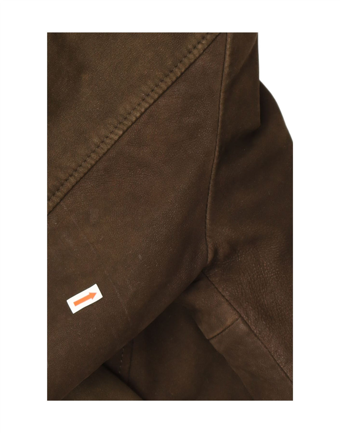 Jaqueta masculina de camurça Scotch & Soda Reino Unido 40 grande couro cáqui
