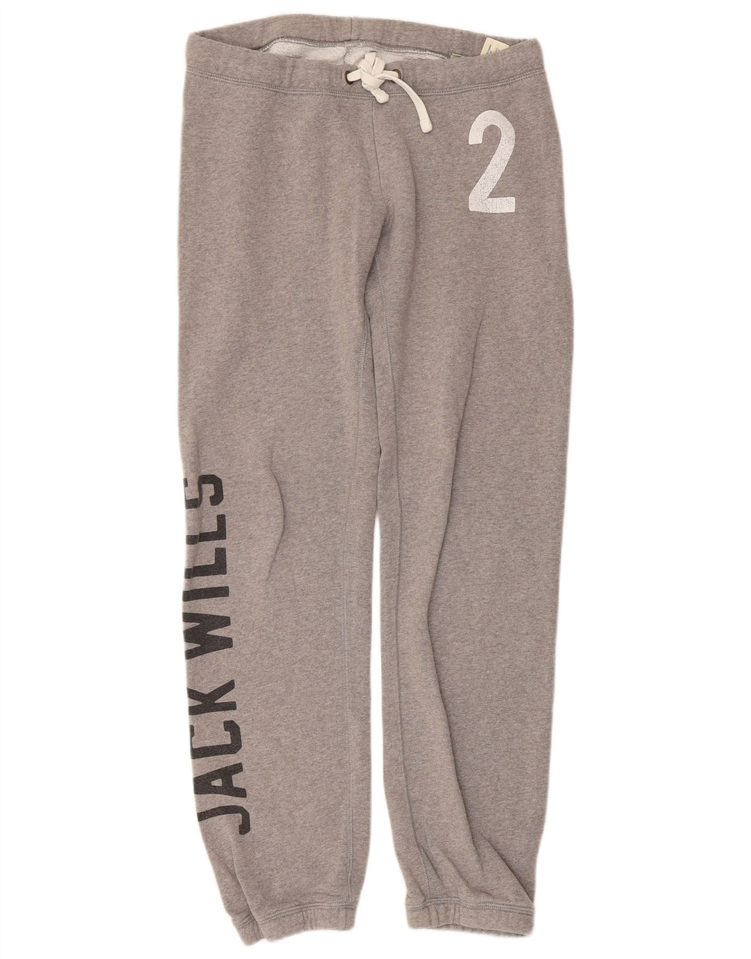 Calça esportiva feminina JACK WILLS com estampa gráfica e joggers Reino Unido 8 pequeno cinza