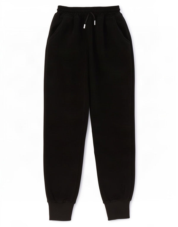 Calça Adidas Feminina Velour Tracksuit Joggers UK 12 Médio Preto