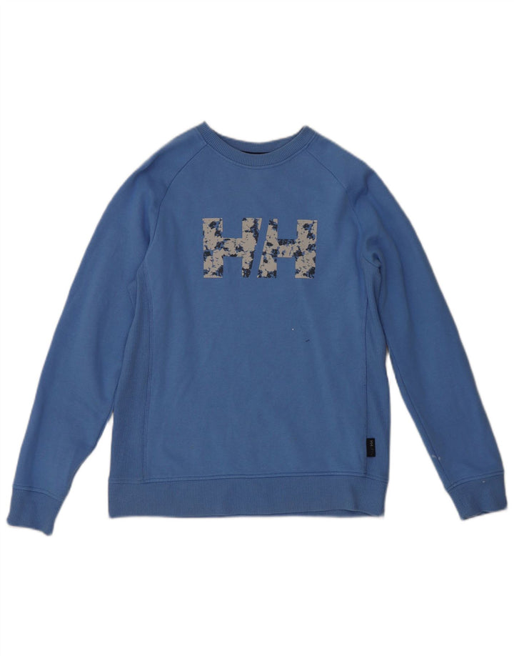 Suéter gráfico feminino Helly Hansen Reino Unido 10 pequeno azul