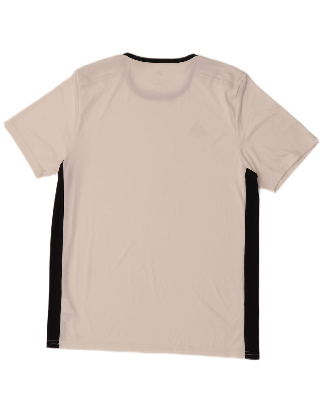 Adidas Mens Aeroready Camiseta Top Grande Branco Colorblock Poliéster