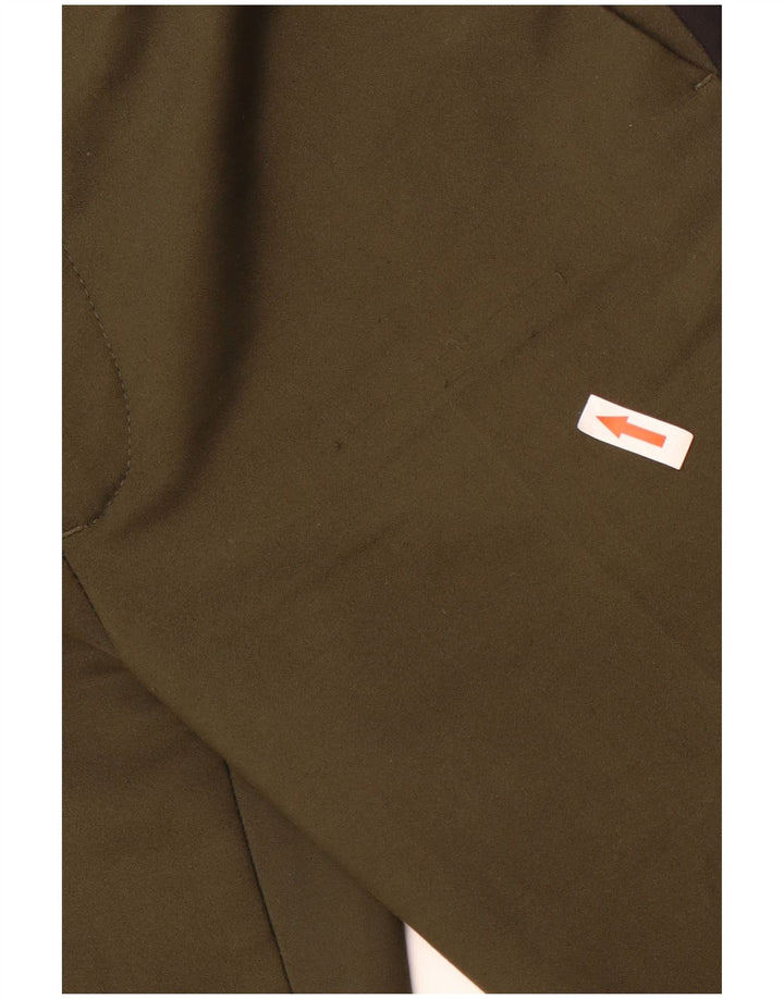 Zara Calça Chino Feminina Slim Médio W28 L29 Algodão Cáqui