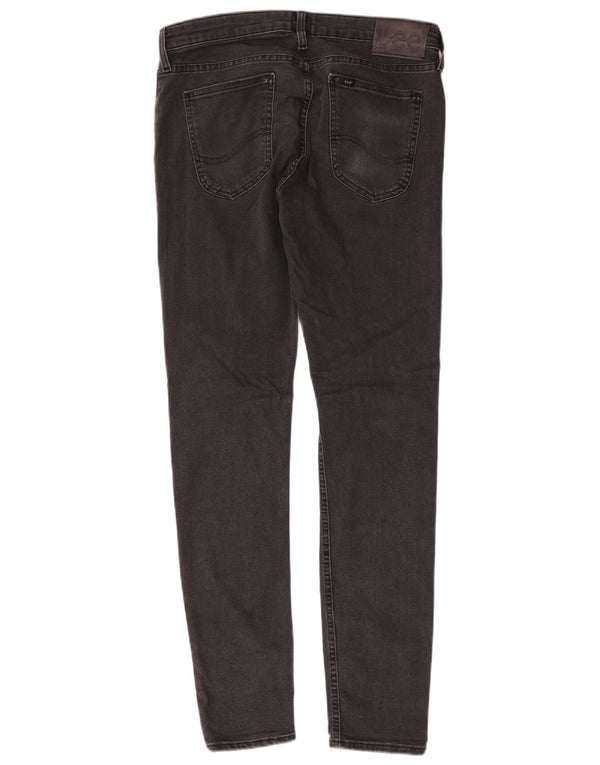 Lee Mens Malone Skinny Jeans W33 L32 Algodão Preto