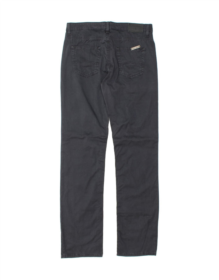 MARLBORO CLASSICS Womens Straight Casual Trousers W30 L32  Black Cotton Vintage Marlboro Classics and Second-Hand Marlboro Classics from Messina Hembry 