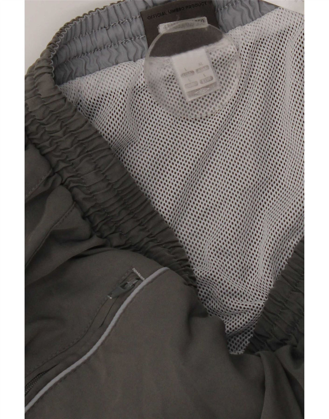 Umbro Mens Sport Shorts Grande Poliéster Cinza