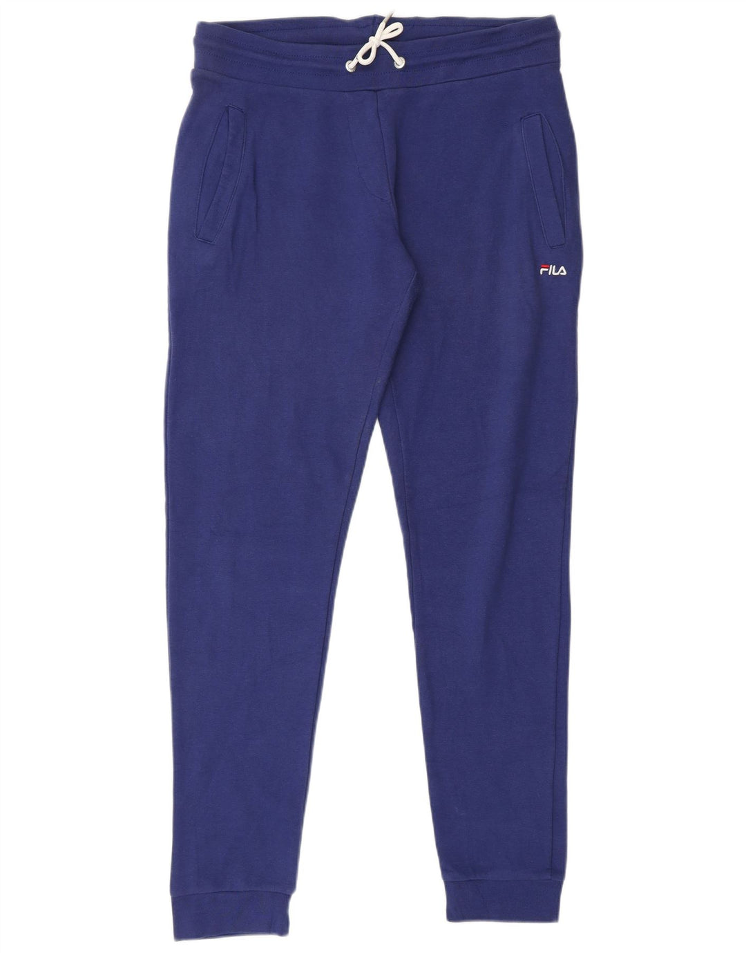 Calça de treino feminina FILA Joggers UK 18 XL azul algodão