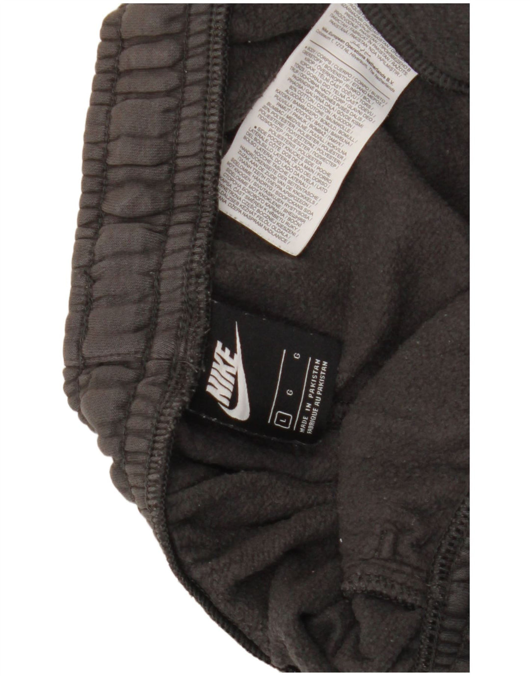 Calça esportiva masculina Nike Graphic Joggers grande algodão cinza