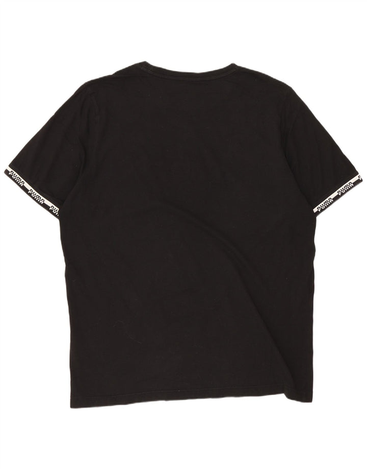 Puma Camiseta Masculina Graphic Top Grande Preto