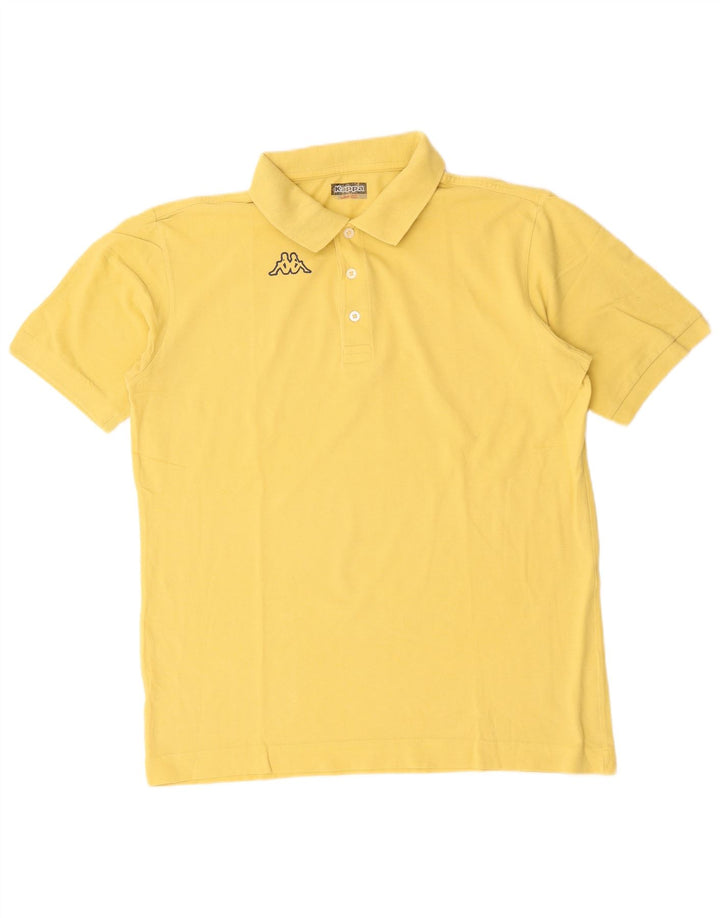 Camisa polo masculina KAPPA grande amarela