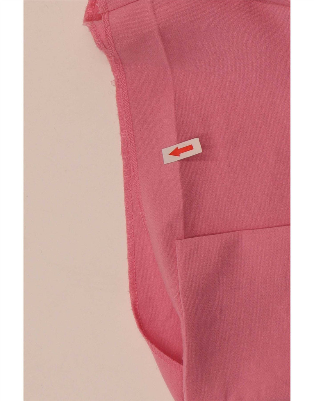 Zara Shorts feminino cintura alta casual médio W28 poliéster rosa
