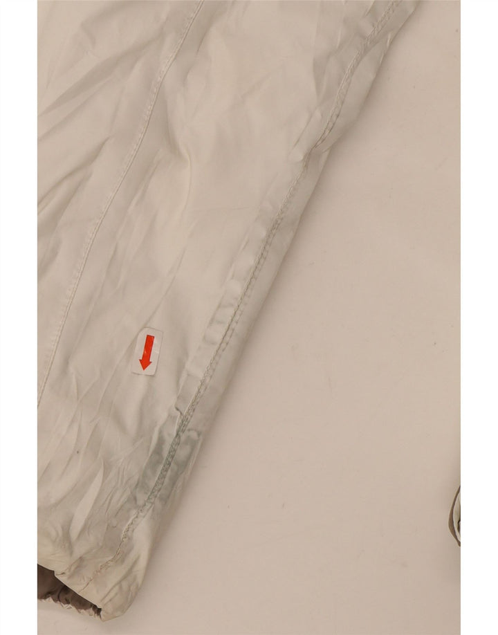 Jaqueta acolchoada reversível com capuz para meninas K-WAY 8-9 anos poliamida branca