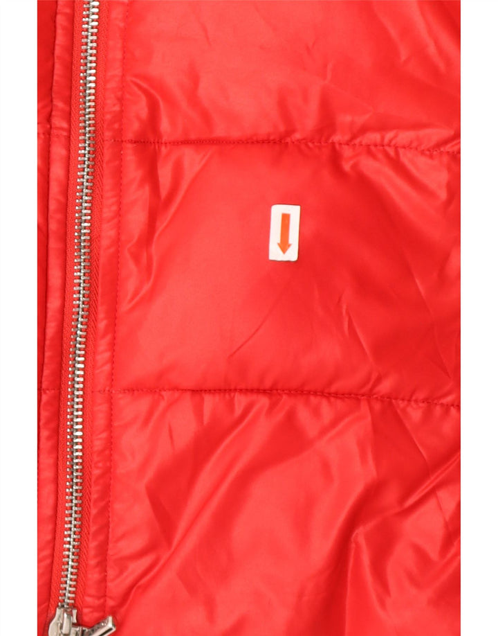 PHARD Womens Padded Jacket UK 18 XL Red Polyester