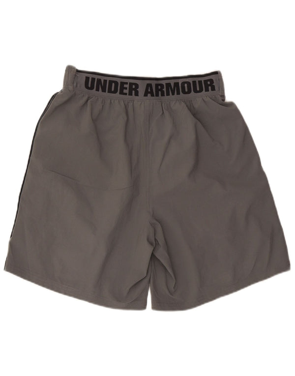 Shorts esportivos masculinos Under Armour Graphic cinza médio