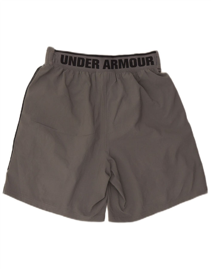 Shorts esportivos masculinos Under Armour Graphic cinza médio