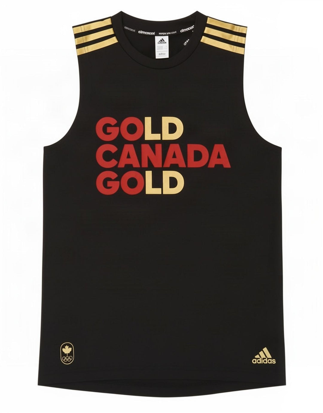 Adidas Boys Canada Graphic Colete Top 13-14 Anos Preto Poliéster