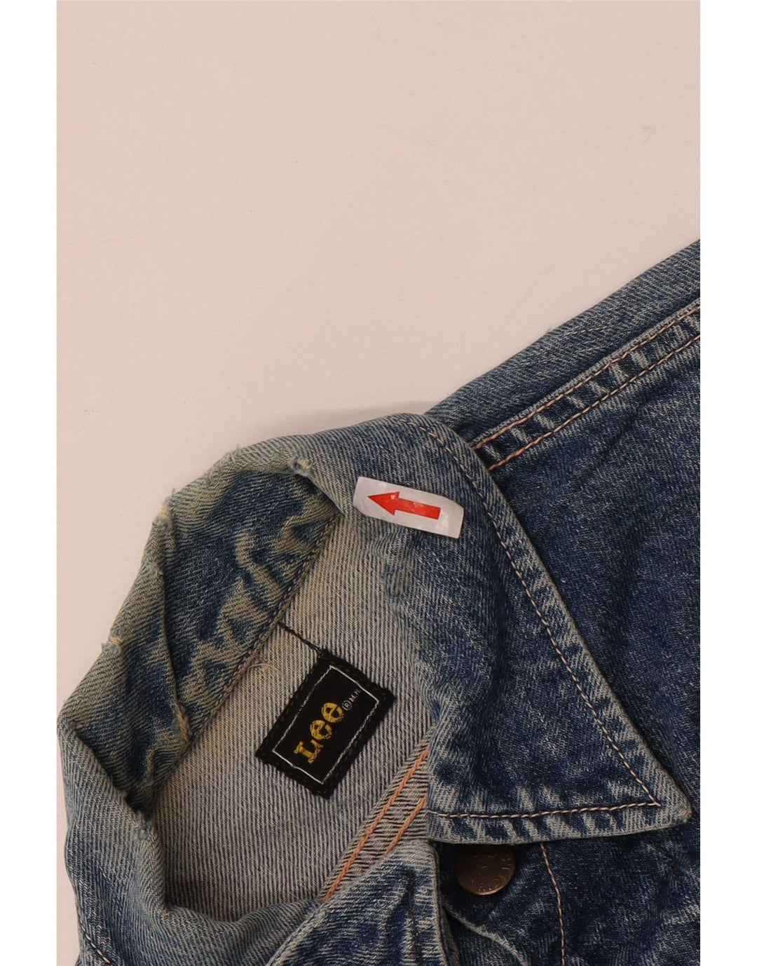 Jaqueta jeans feminina Lee UK 4 XS azul