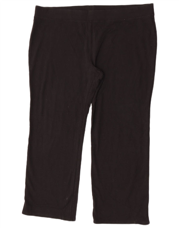 Leggings femininos Marks & Spencer UK 24 4XL algodão preto