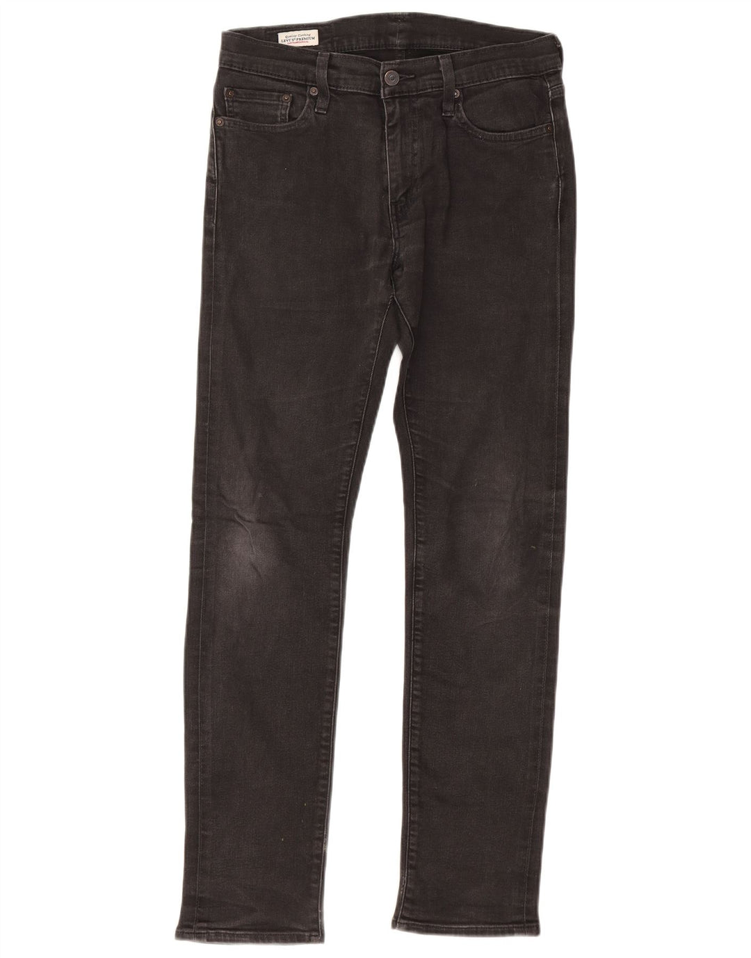 LEVI'S Feminino 511 Slim Jeans W30 L32 Algodão Preto