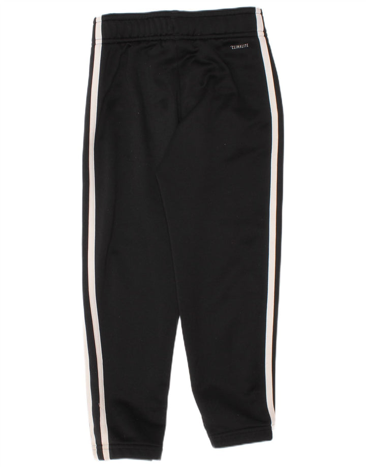 Calças de treino Adidas Boys Climalite 5-6 anos preto poliéster