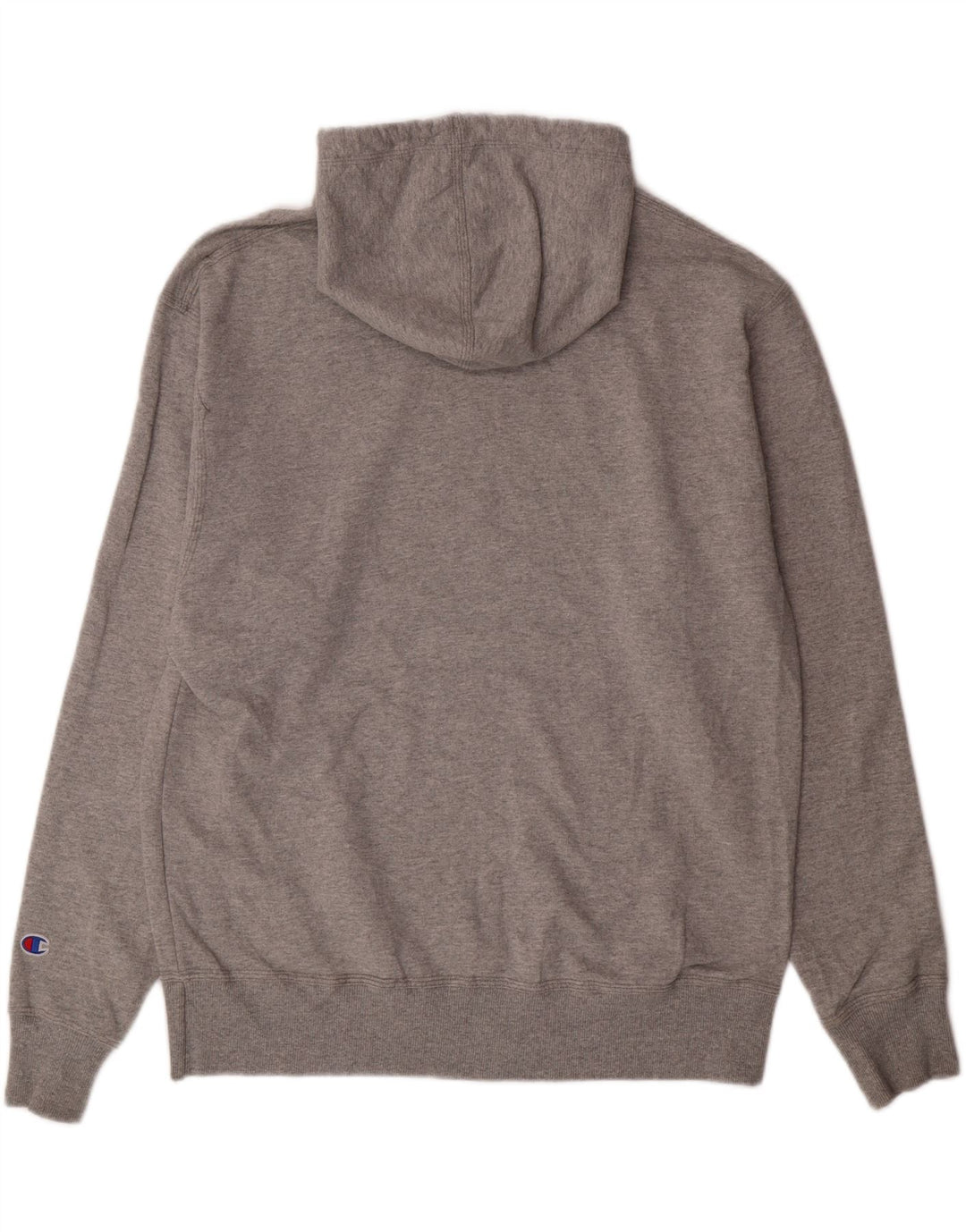 CHAMPION Mens Graphic Hoodie Jumper Large Grey Cotton Vintage Champion and Second-Hand Champion from Messina Hembry 