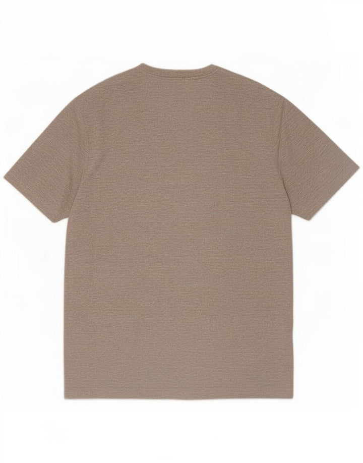 Camiseta masculina Izod Top pequeno algodão cinza