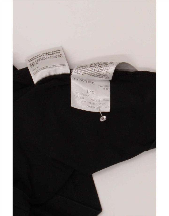 Camiseta gráfica masculina Levi's Top grande de algodão preto