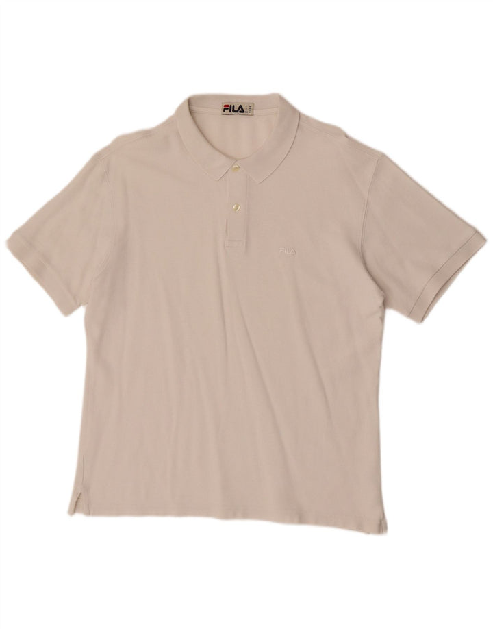 Polo Masculino Fila Médio Branco