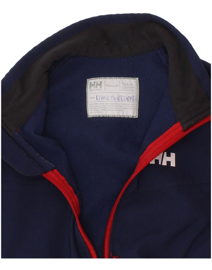 Casaco de treino Helly Hansen Boys 3-4 anos azul marinho poliamida