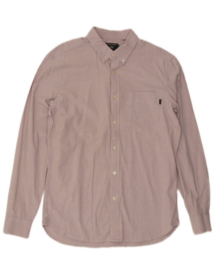 Camisa Dockers Masculina Slim Médio Algodão Rosa