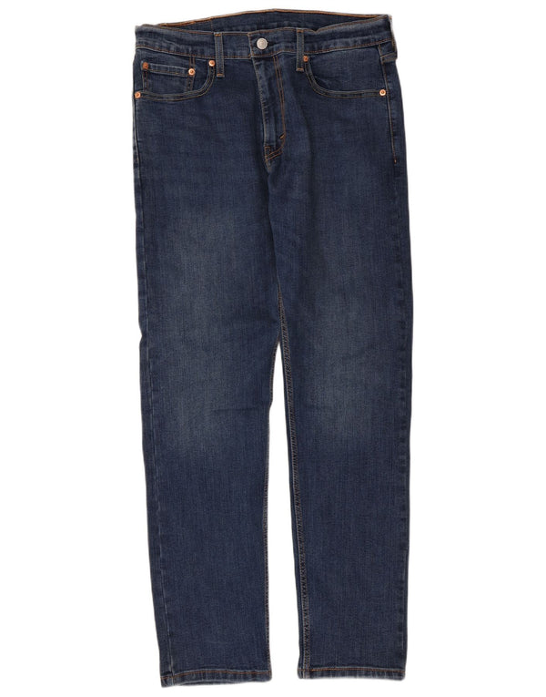 Levi's Masculino 502 Tapered Jeans W32 L32 Azul Algodão