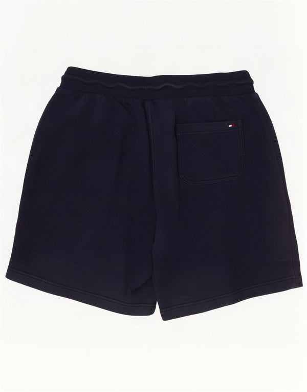 Tommy Hilfiger Mens Graphic Sport Shorts Grande Algodão Azul Marinho