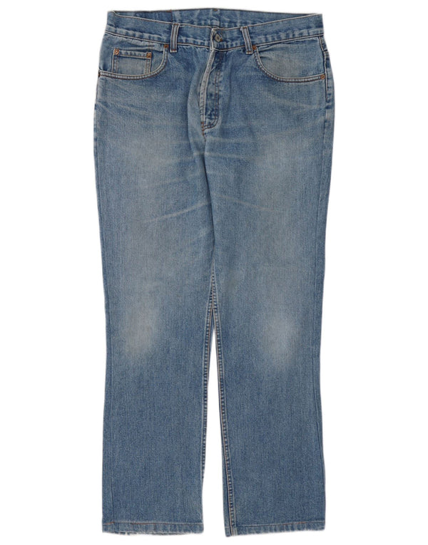 Levi's Masculino 501 Straight Jeans W36 L32 Azul Algodão