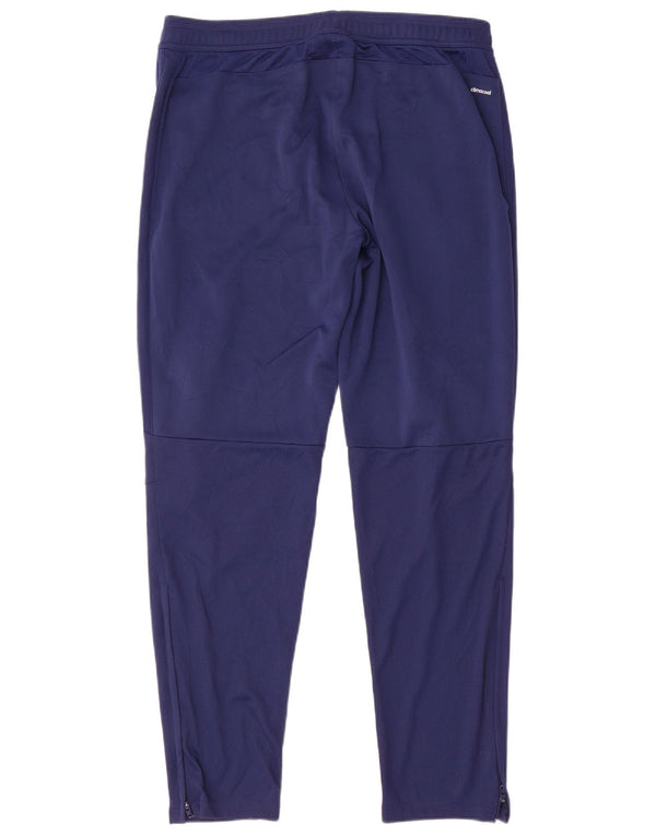 Calça Adidas Climacool Feminina UK 20/22 XL Azul Marinho Poliéster
