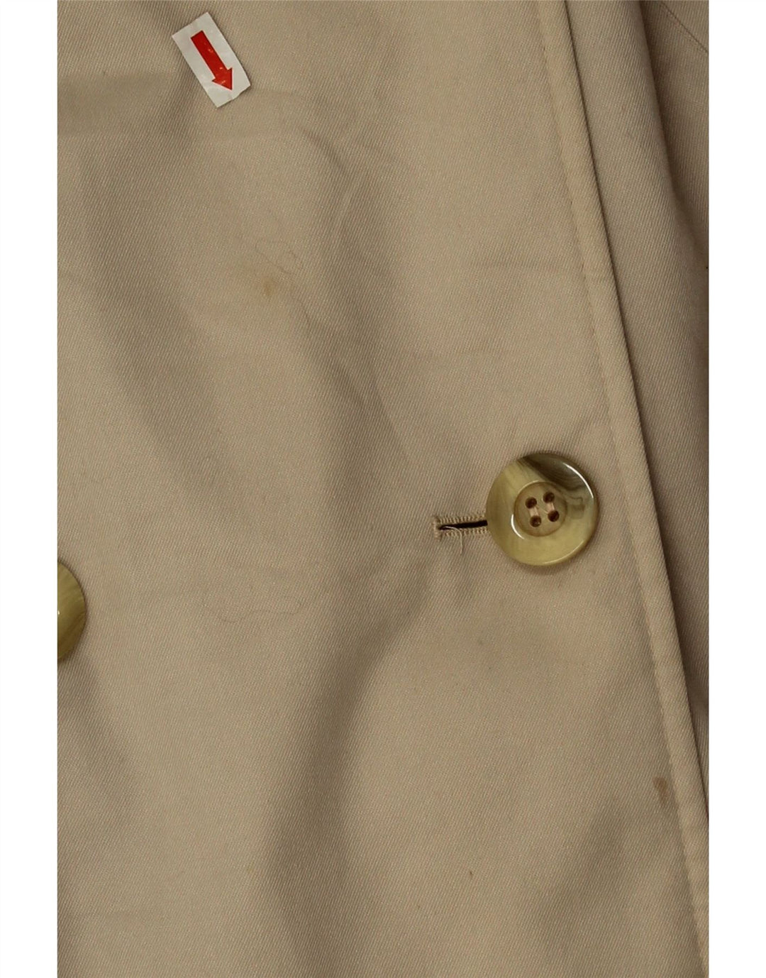 Trench Coat Feminino Aquarama UK 10 Pequeno Poliéster Bege