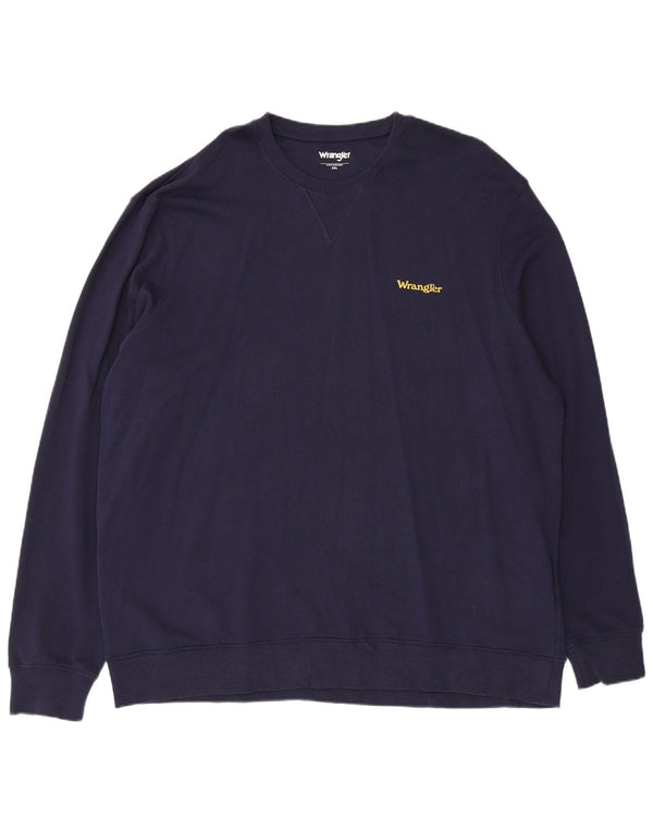 Wrangler moletom masculino jumper 2XL algodão azul marinho