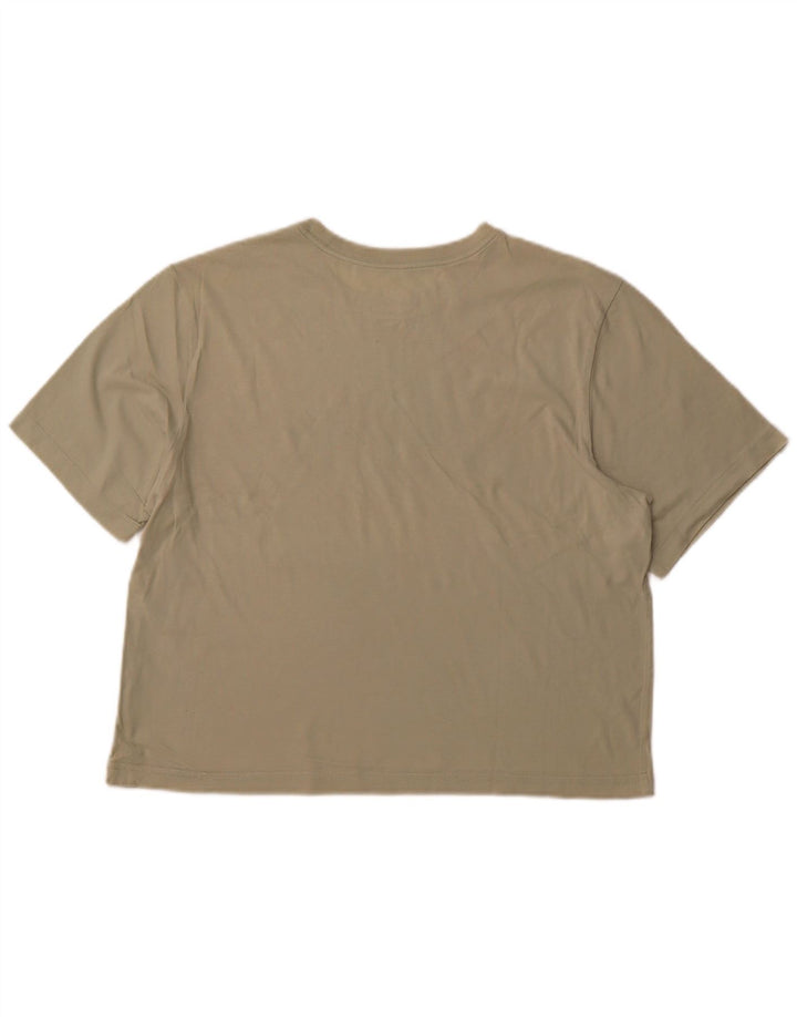 Camiseta feminina Nike Crop Graphic Top UK 14 Verde Médio