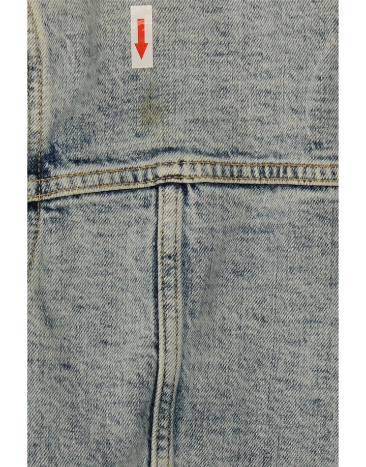 Jaqueta jeans feminina Fat Face UK 18 XL algodão azul