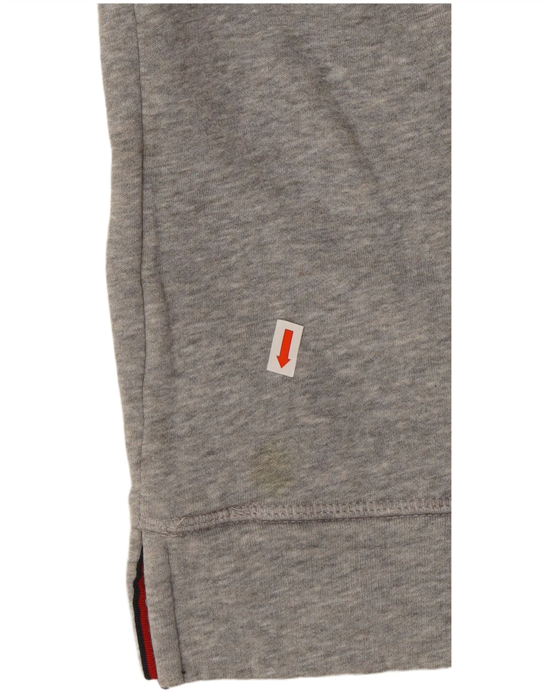 Suéter com capuz gráfico oversized feminino TOMMY HILFIGER Reino Unido 14 cinza médio