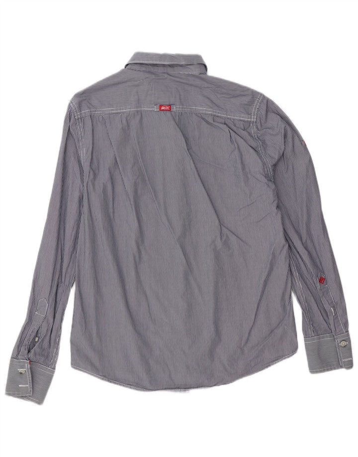 Camisa Superdry Boys Laundered Cut Collar 15-16 Anos Grande Azul Marinho