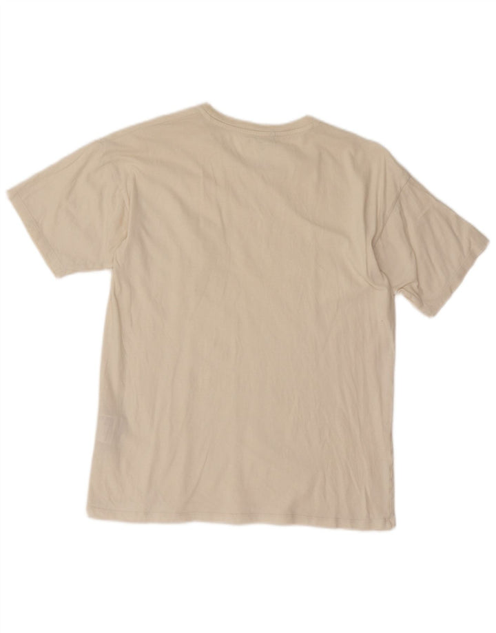 Camiseta masculina Carhartt pequena de algodão branco