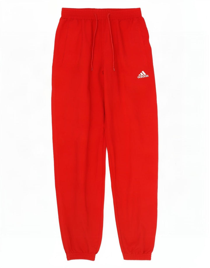 Adidas Mens Treino Calças Joggers Grande Poliéster Vermelho