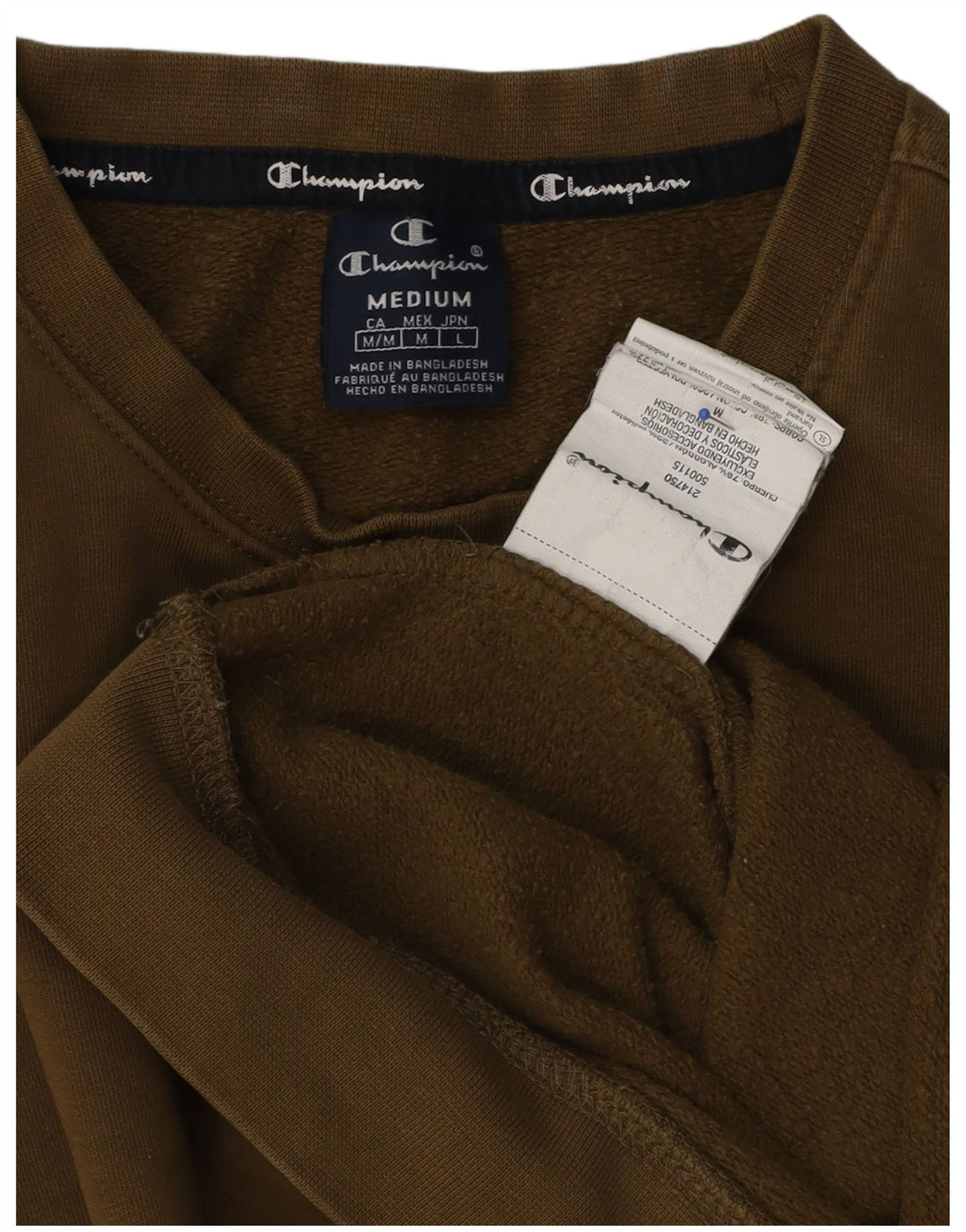 Champion moletom masculino jumper médio cáqui algodão