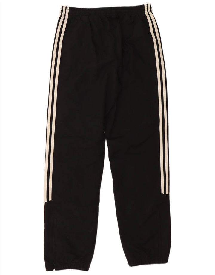 Adidas Womens Tracksuit Calças Joggers UK 10 Pequeno Poliéster Preto