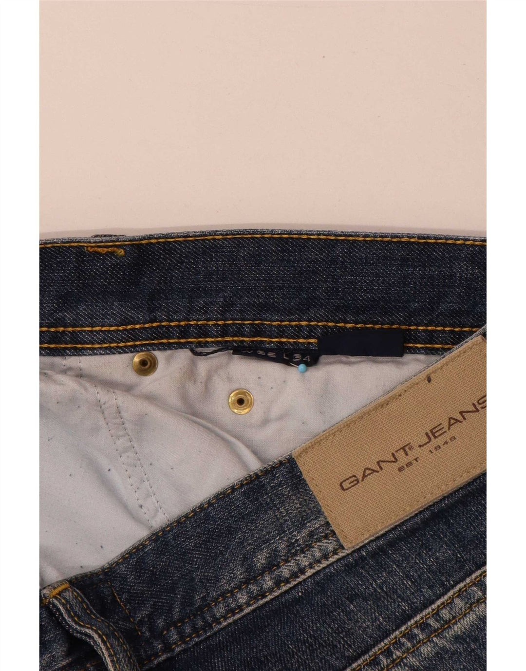 Jeans retos masculinos Gant W36 L34 azul