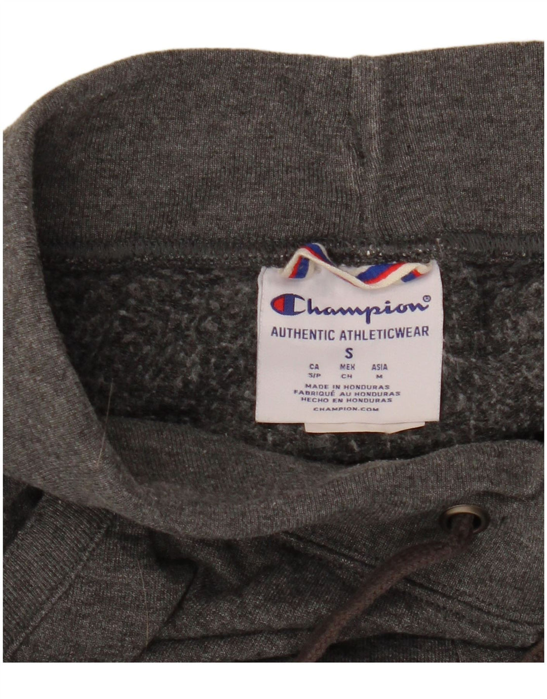 CHAMPION Calça feminina de treino gráfico Joggers UK 10 pequeno cinza