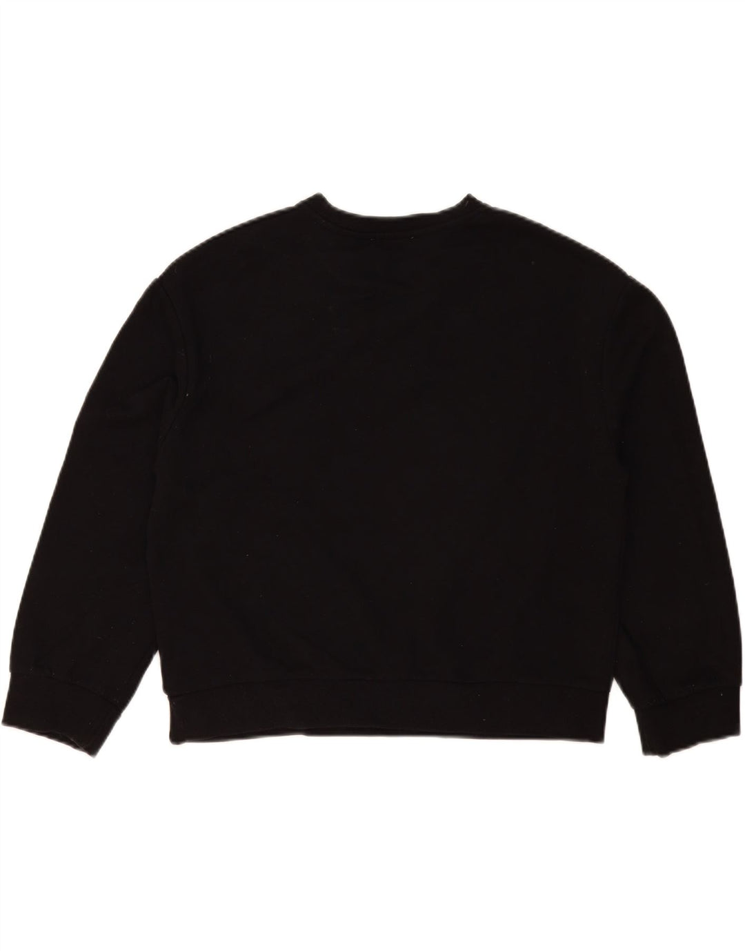 Zara moletom feminino oversized jumper UK 10 pequeno preto