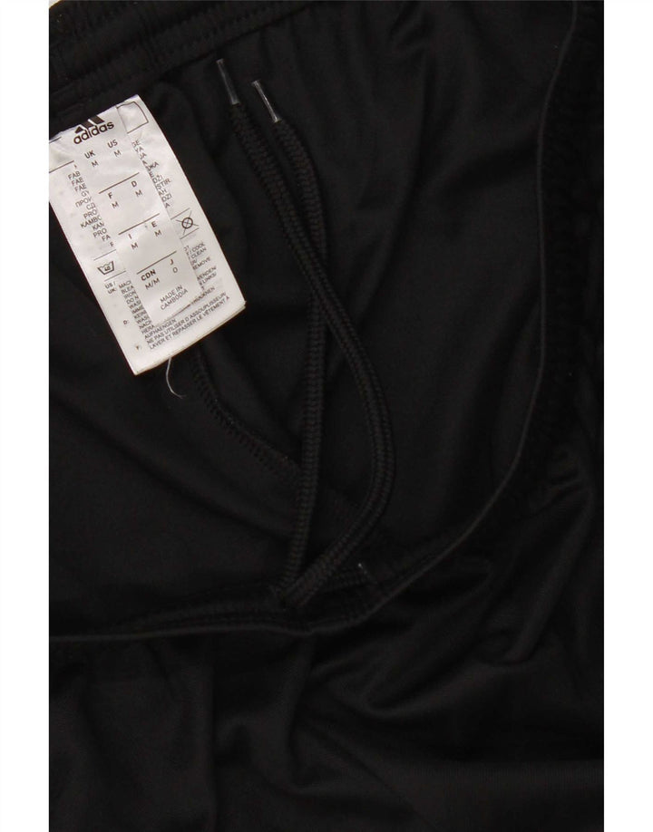 Shorts esportivos masculinos Adidas médio preto poliéster