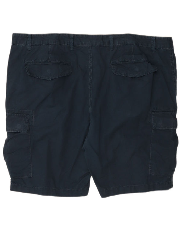 Shorts cargo masculino Marks & Spencer W44 2XL algodão azul marinho