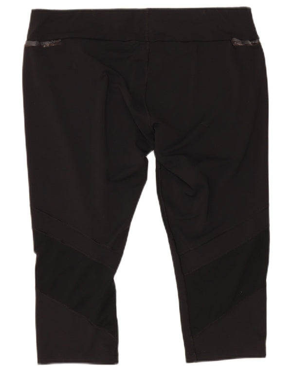 Leggings Capri Mulher Asics UK 18 XL Preto Poliéster