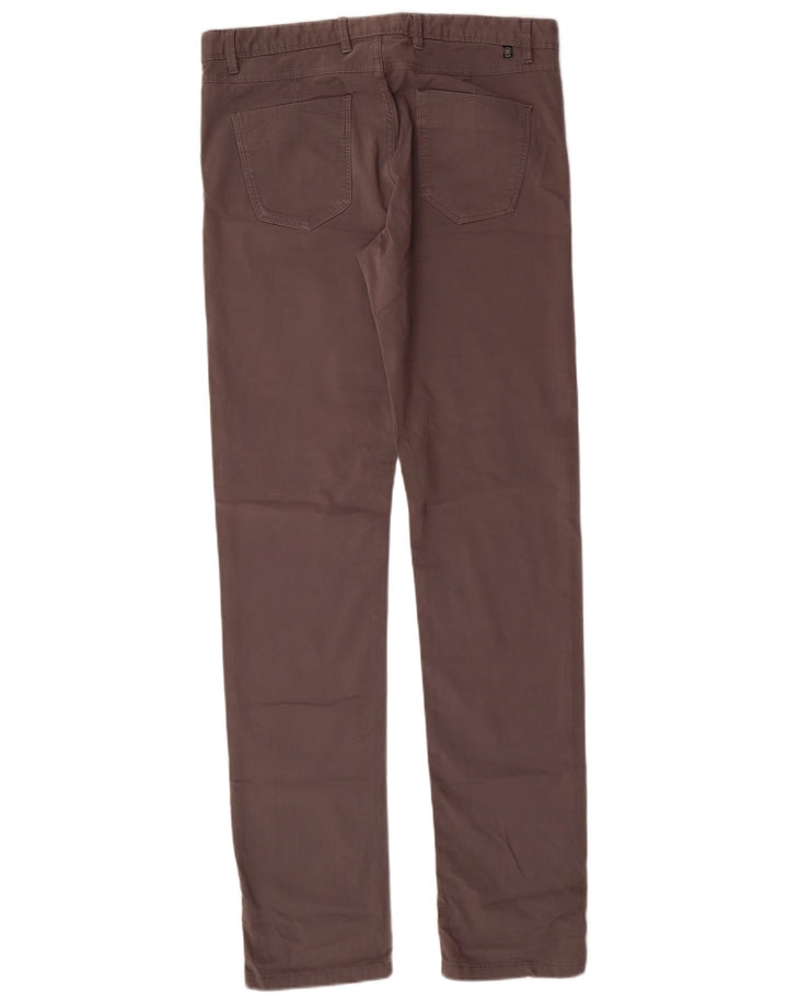 MASSIMO DUTTI Mens Calça Casual Slim EU 40 Médio W31 L34 Algodão Cinza